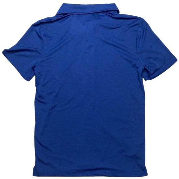 32 Degrees Polo Men's MEDIUM Blue Short-Sleeve Techno Mesh Soft Stretch NEW - Picture 2 of 11